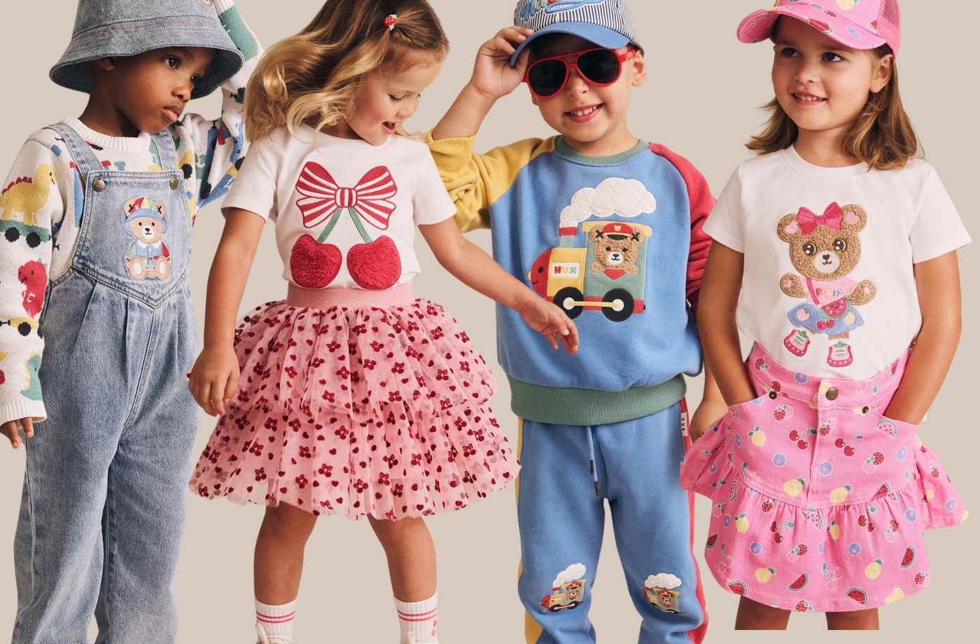 huxbaby kids fashion retro
