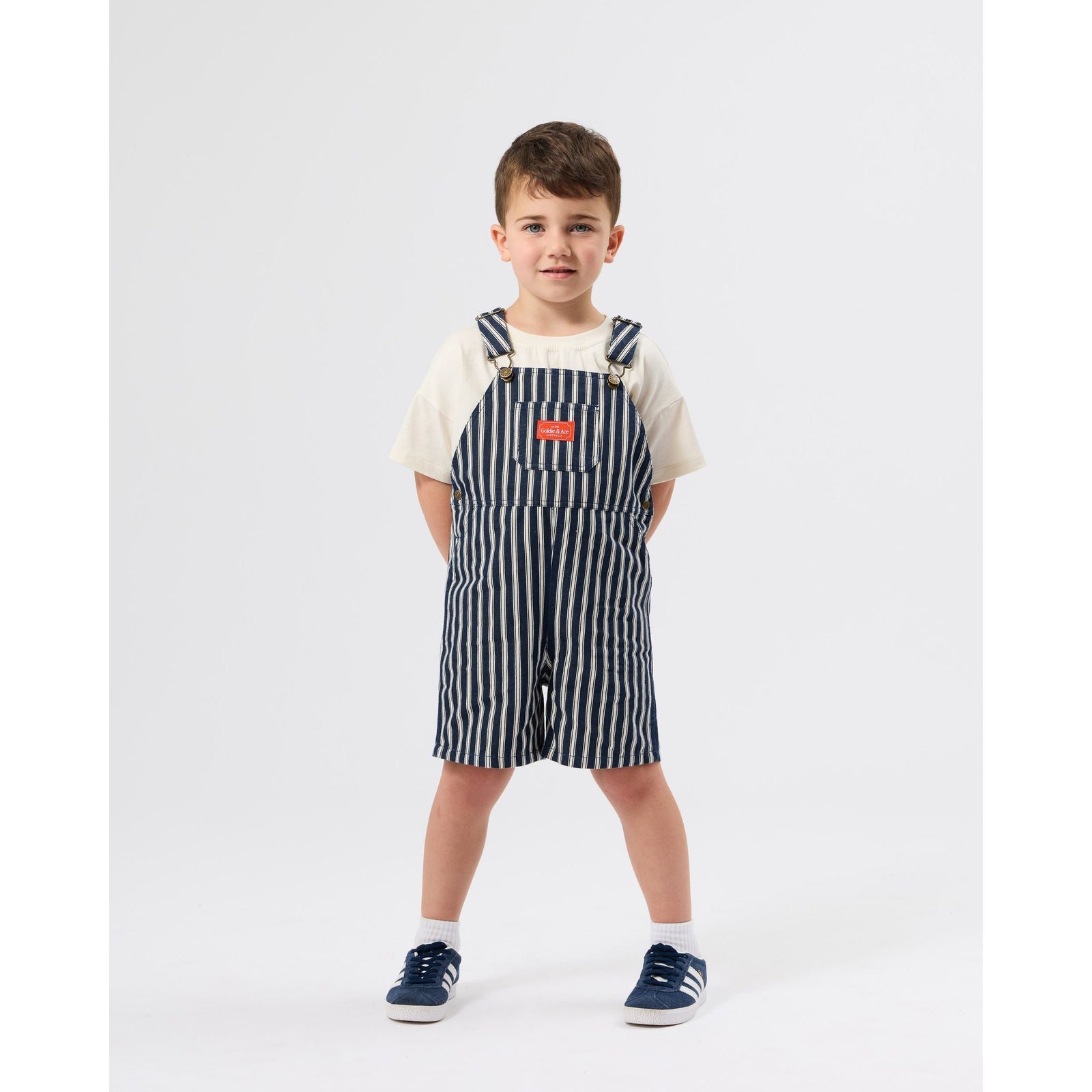 Railroad Stripe Burton Overalls