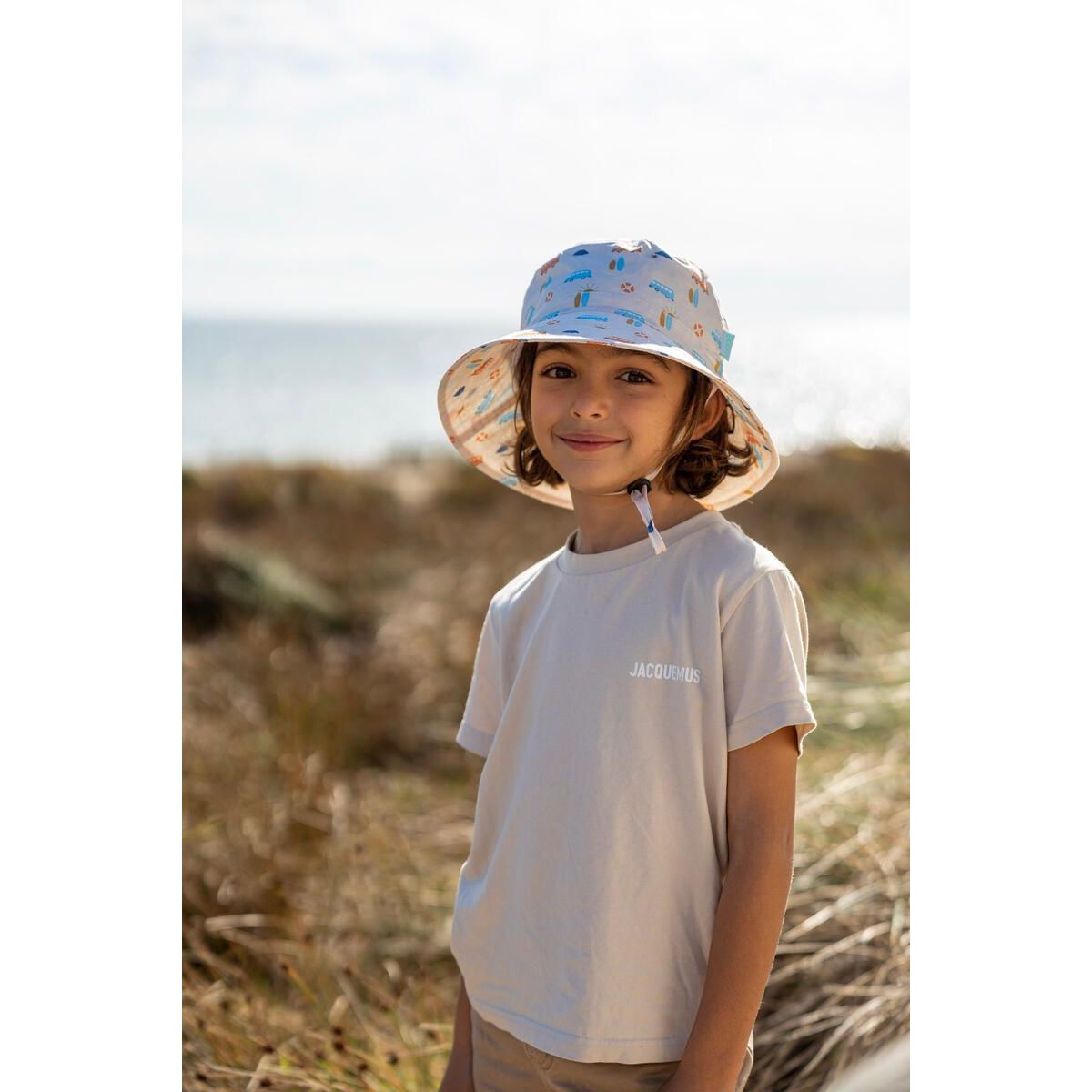 Sunrise Surf Wide Brim Bucket Hat