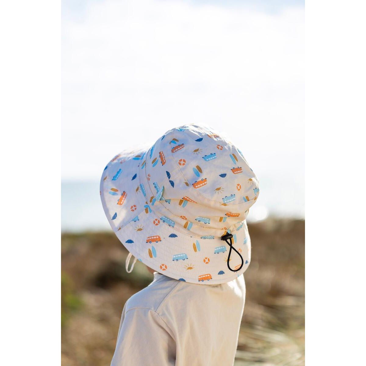Sunrise Surf Wide Brim Bucket Hat