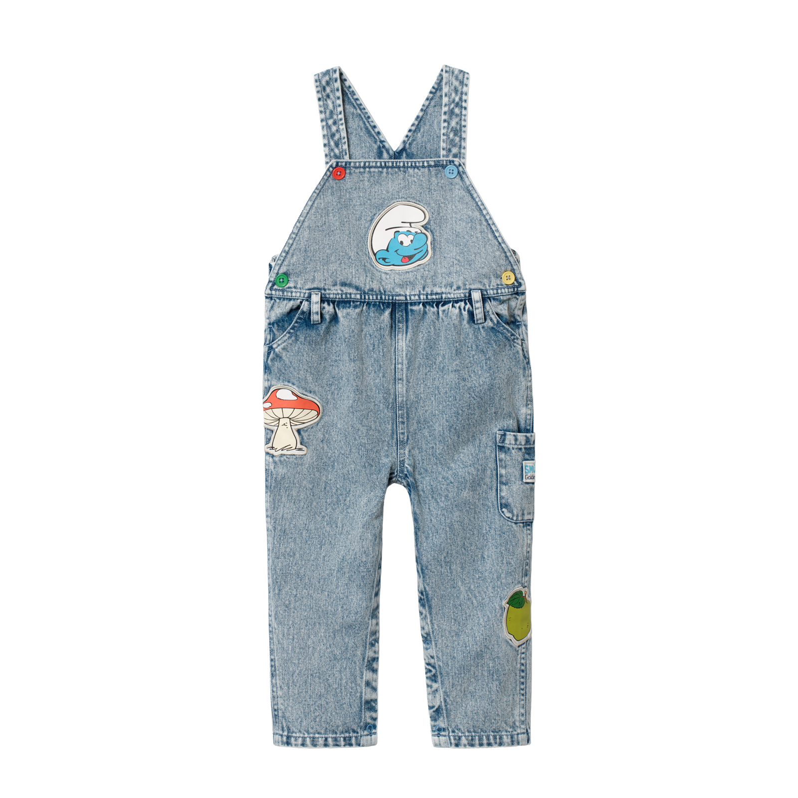 The Smurfs Patch Austin Overalls