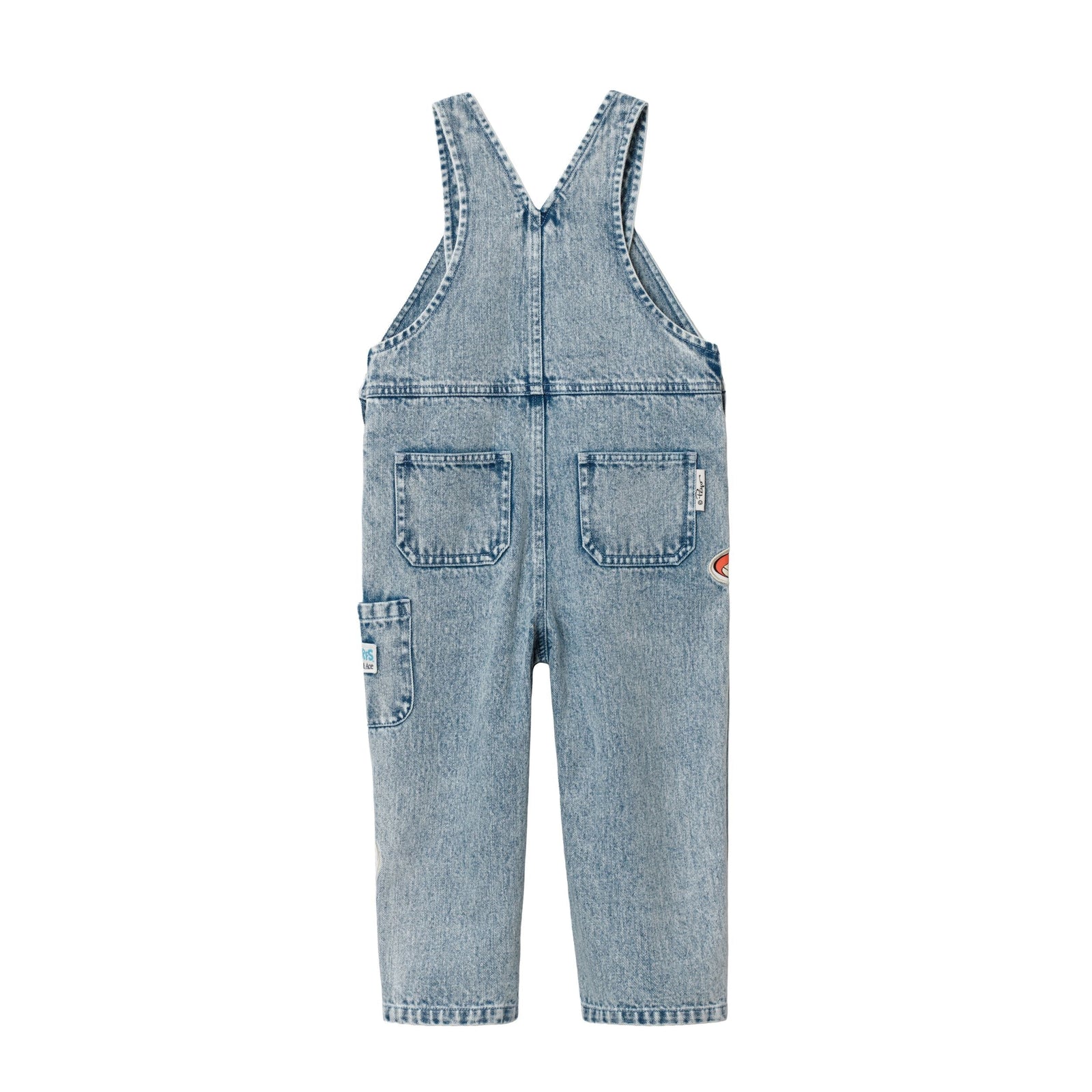 Goldie & Ace x The Smurfs Patch Austin Overalls, product shot 2