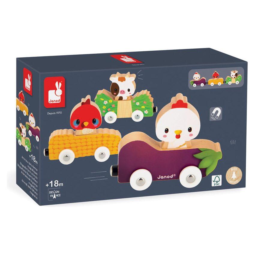 Magnetic Farm Animal Cars