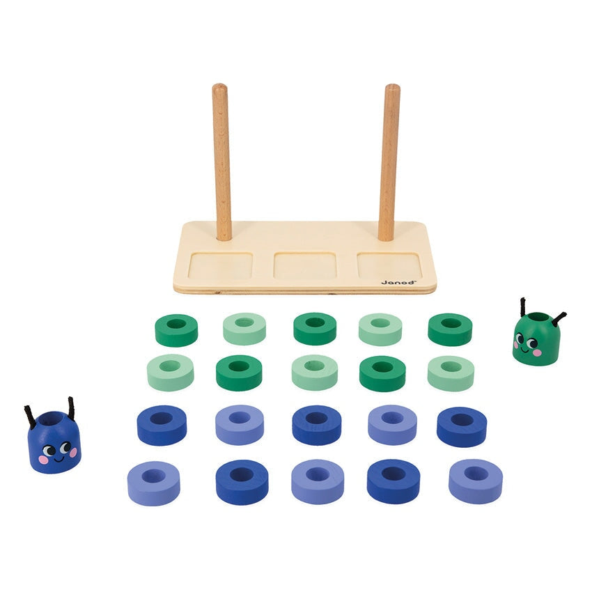 Counting Caterpillars wooden educational game