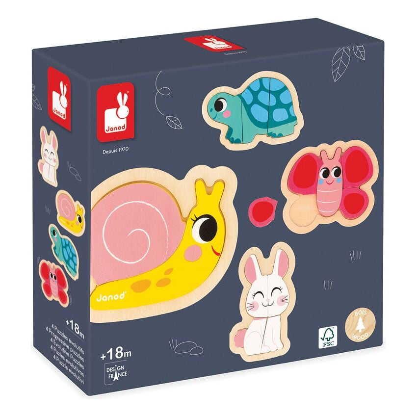 Garden Progressive Wood Puzzle