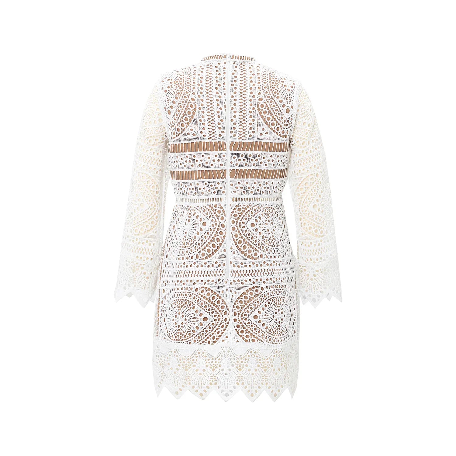 Mania Lace Dress - Ivory