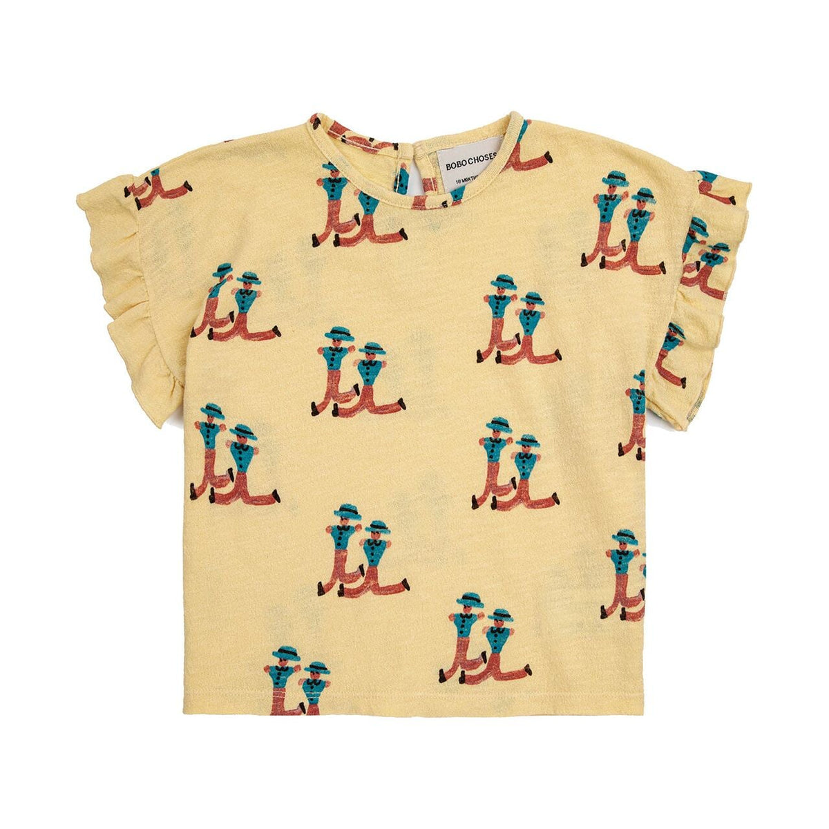 Baby Dancing Giants All Over Ruffle T-Shirt