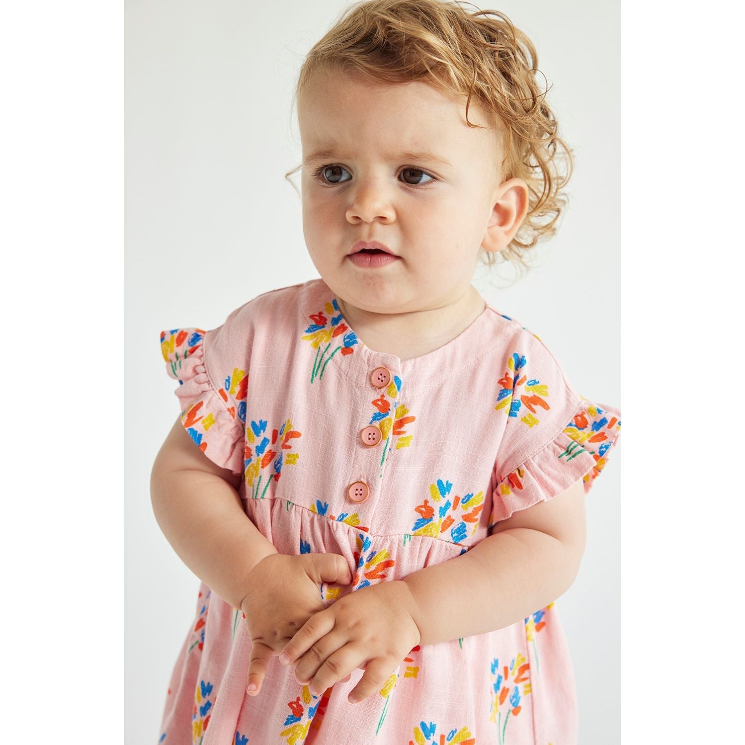 Baby Fireworks All Over Woven Dress