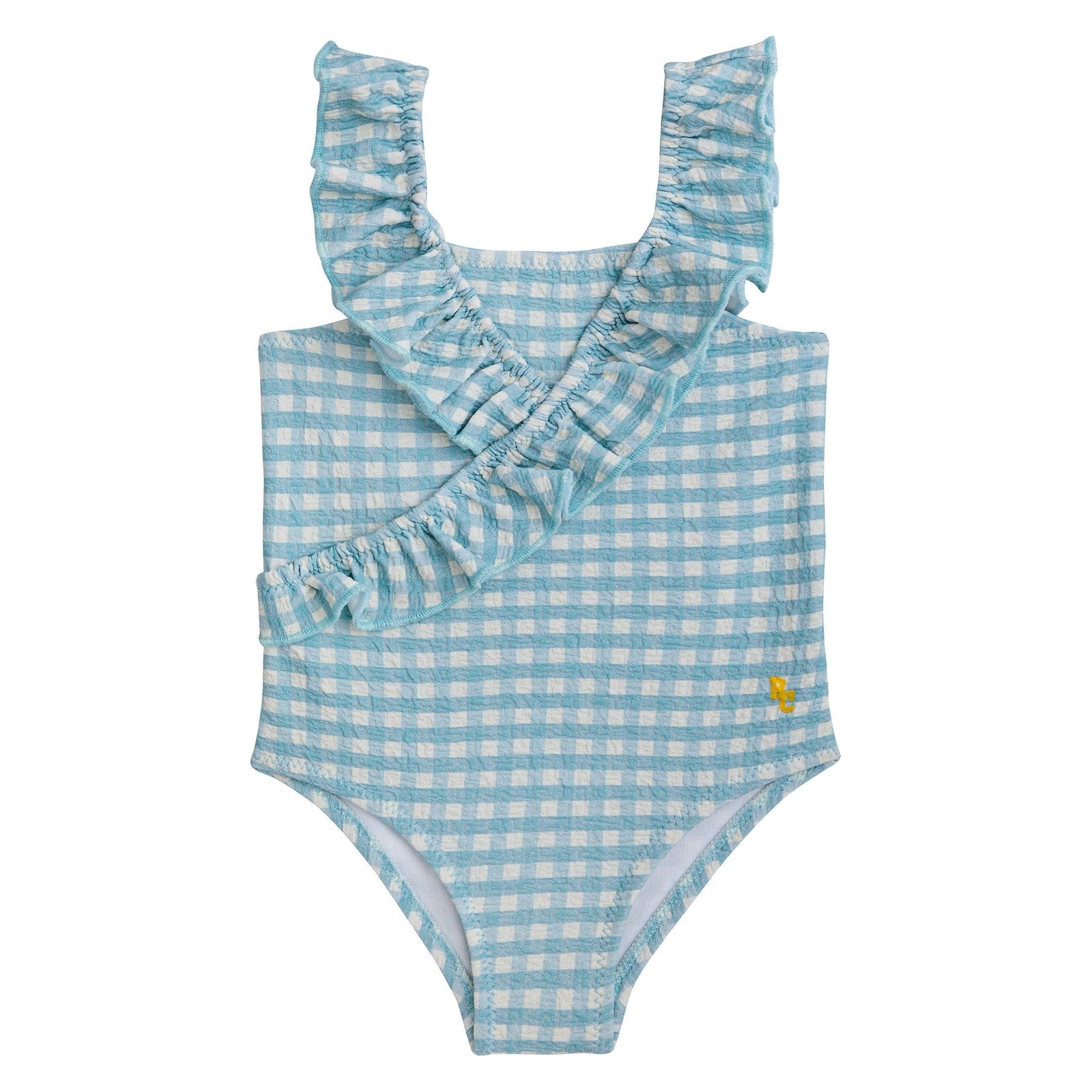 Baby Vichy Ruffle Swimsuit