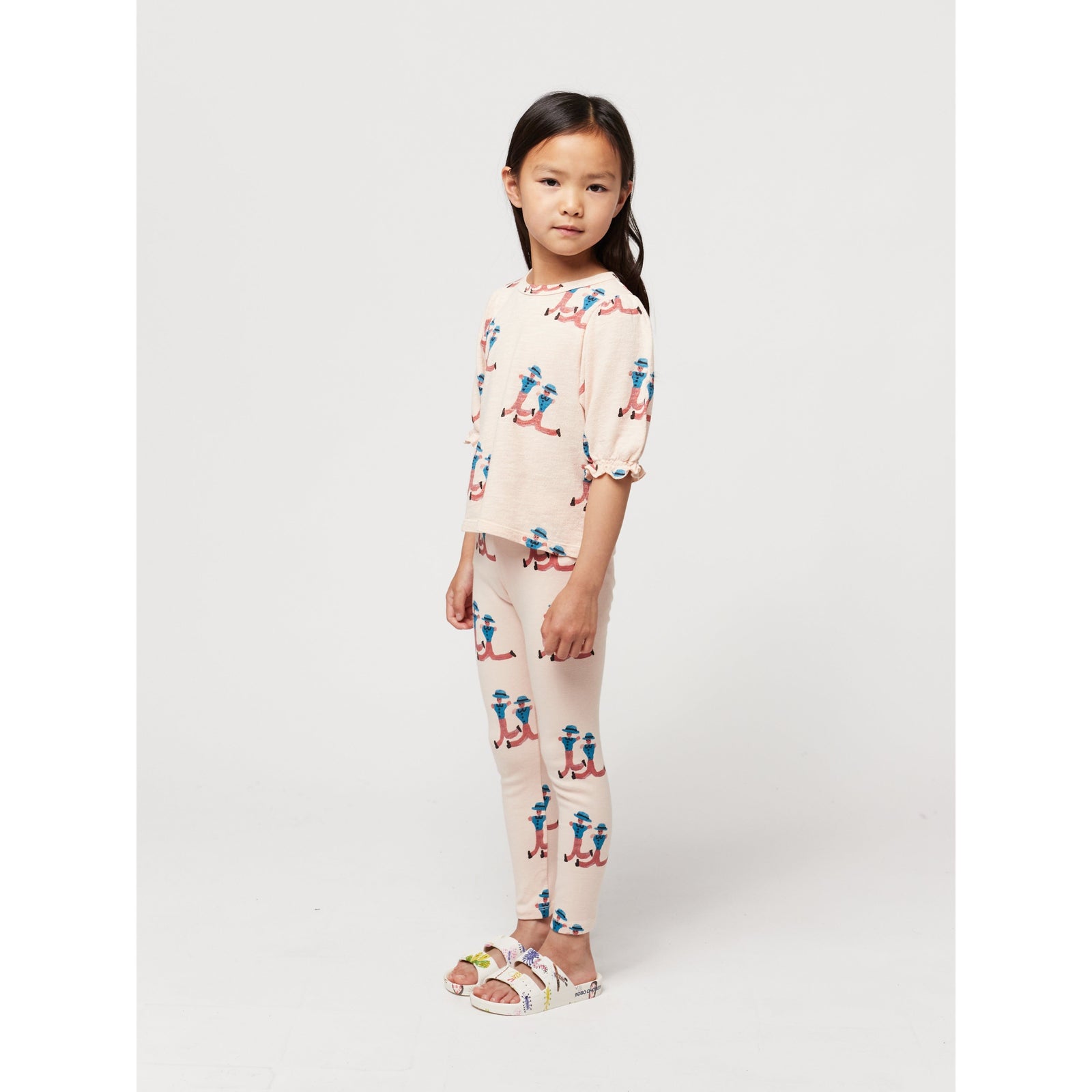 Dancing Giants All Over Puffed Sleeves T-Shirt