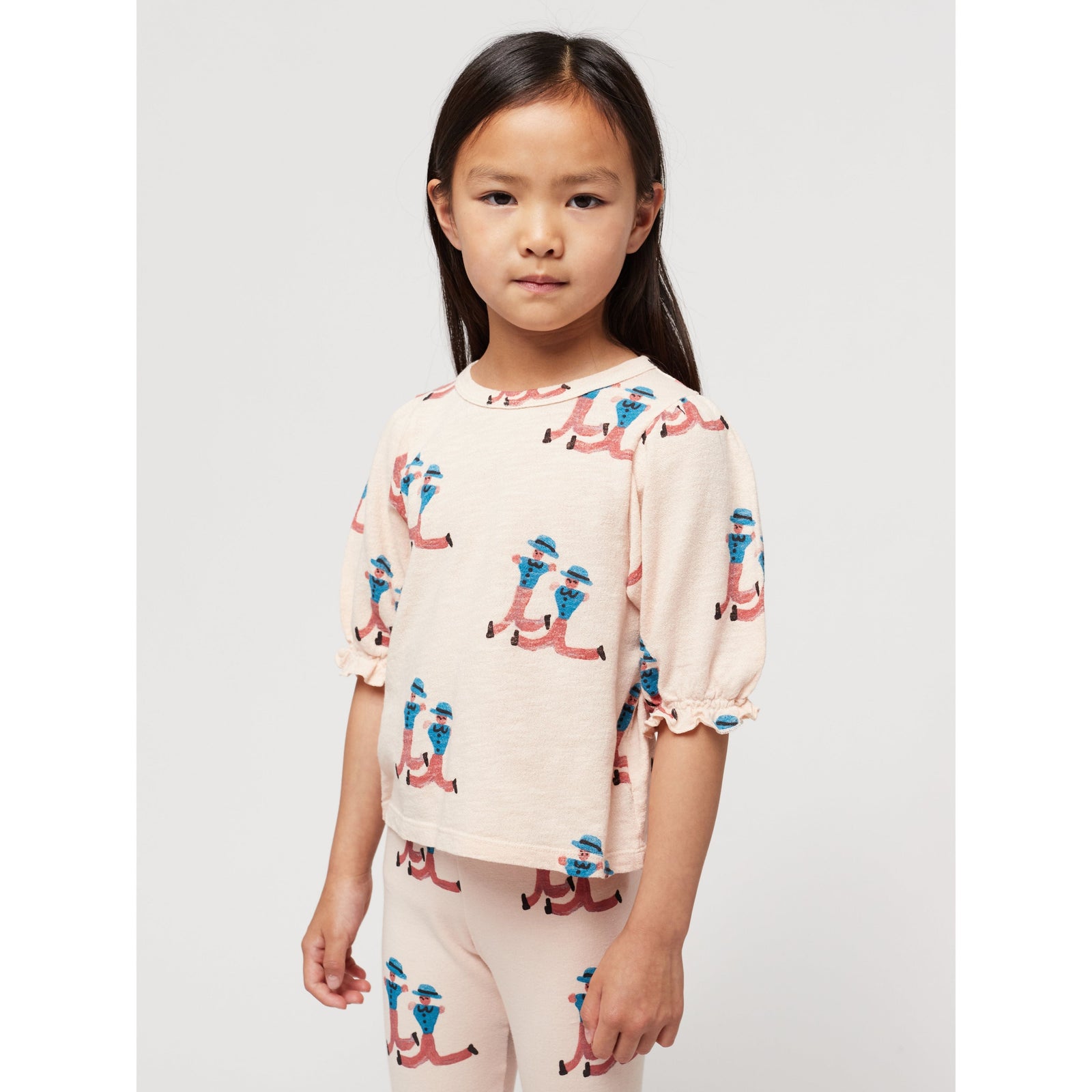 Dancing Giants All Over Puffed Sleeves T-Shirt