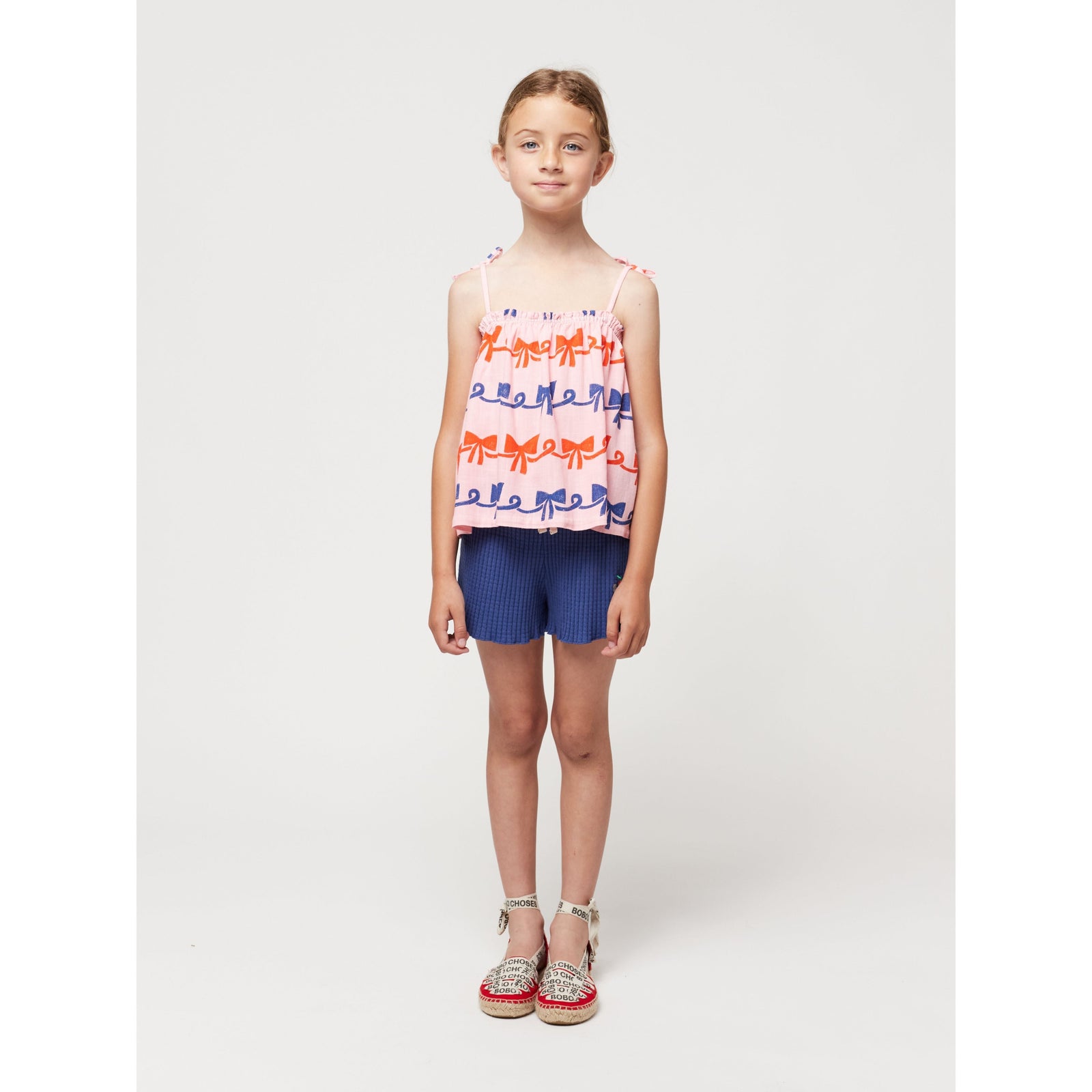 Ribbon Bow All Over Woven Top
