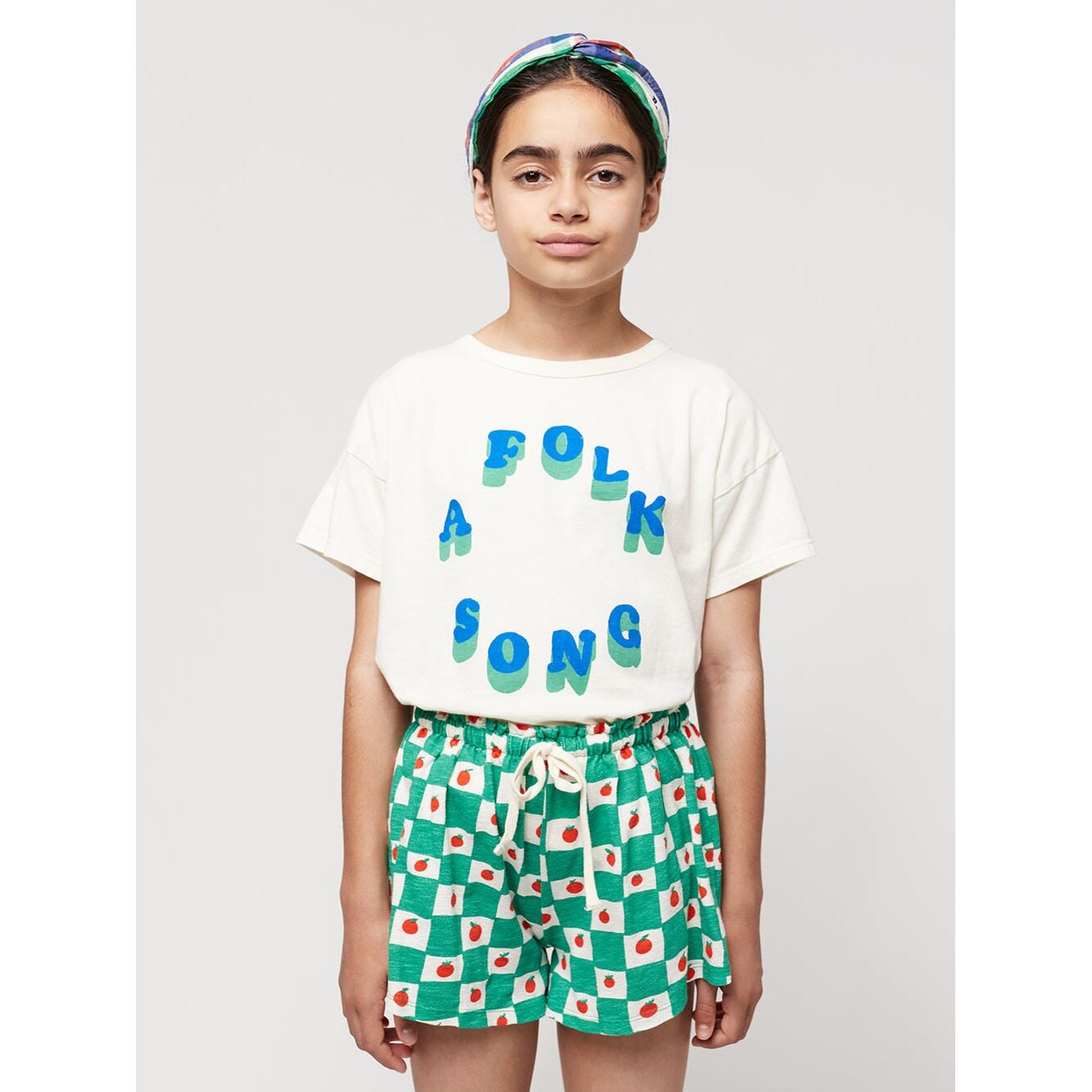 Tomato All Over Ruffle Shorts