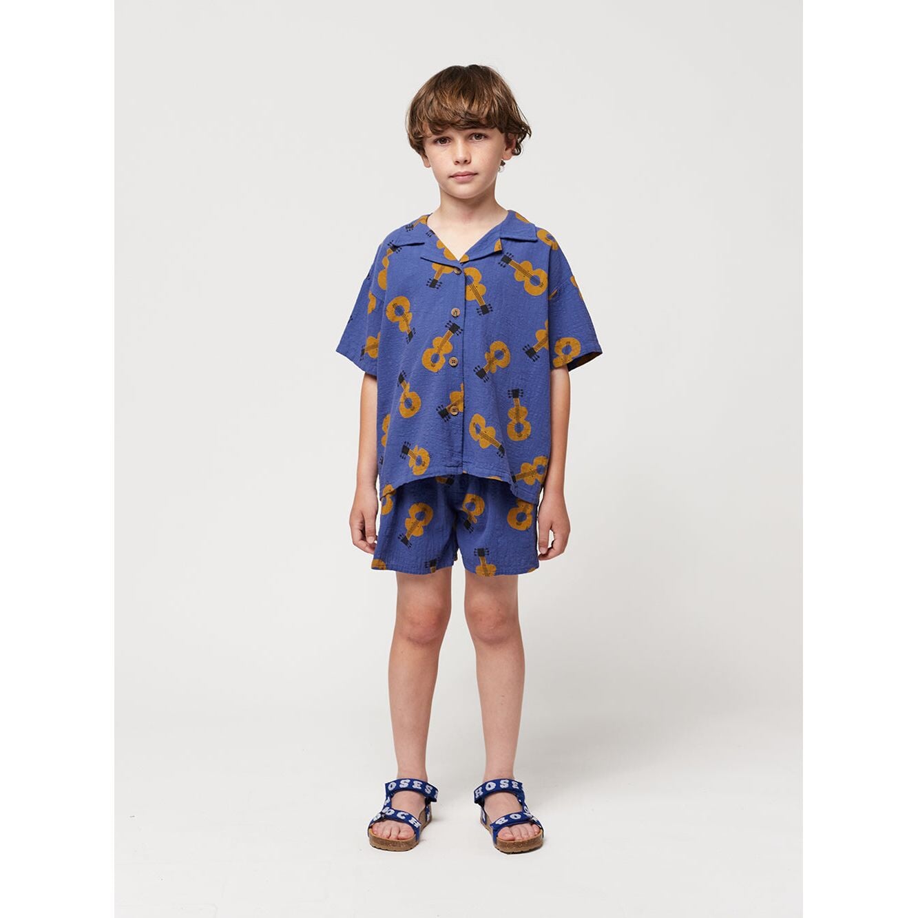 Acoustic Guitar All Over Woven Shorts