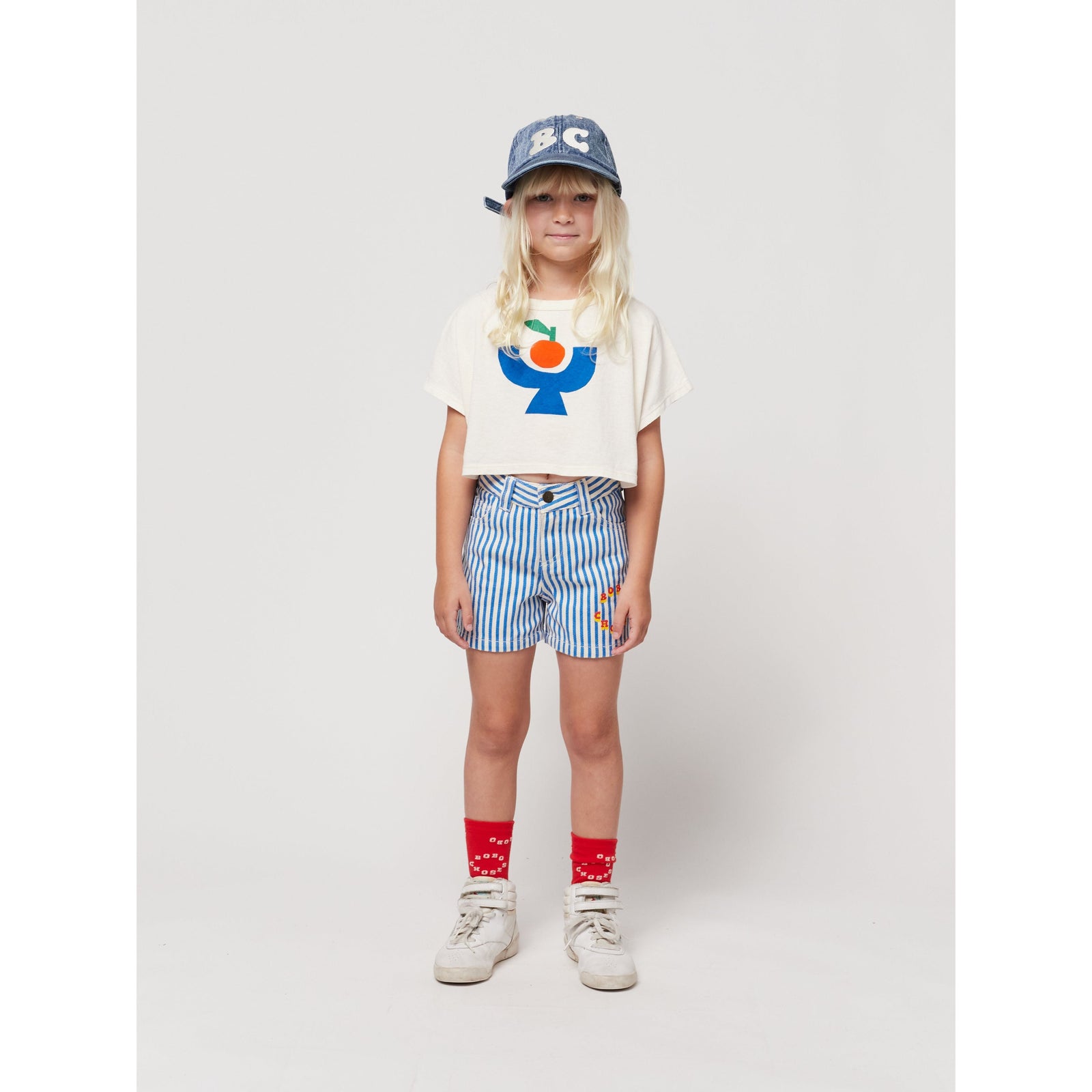 Bobo Choses Circle Stripes Woven Shorts
