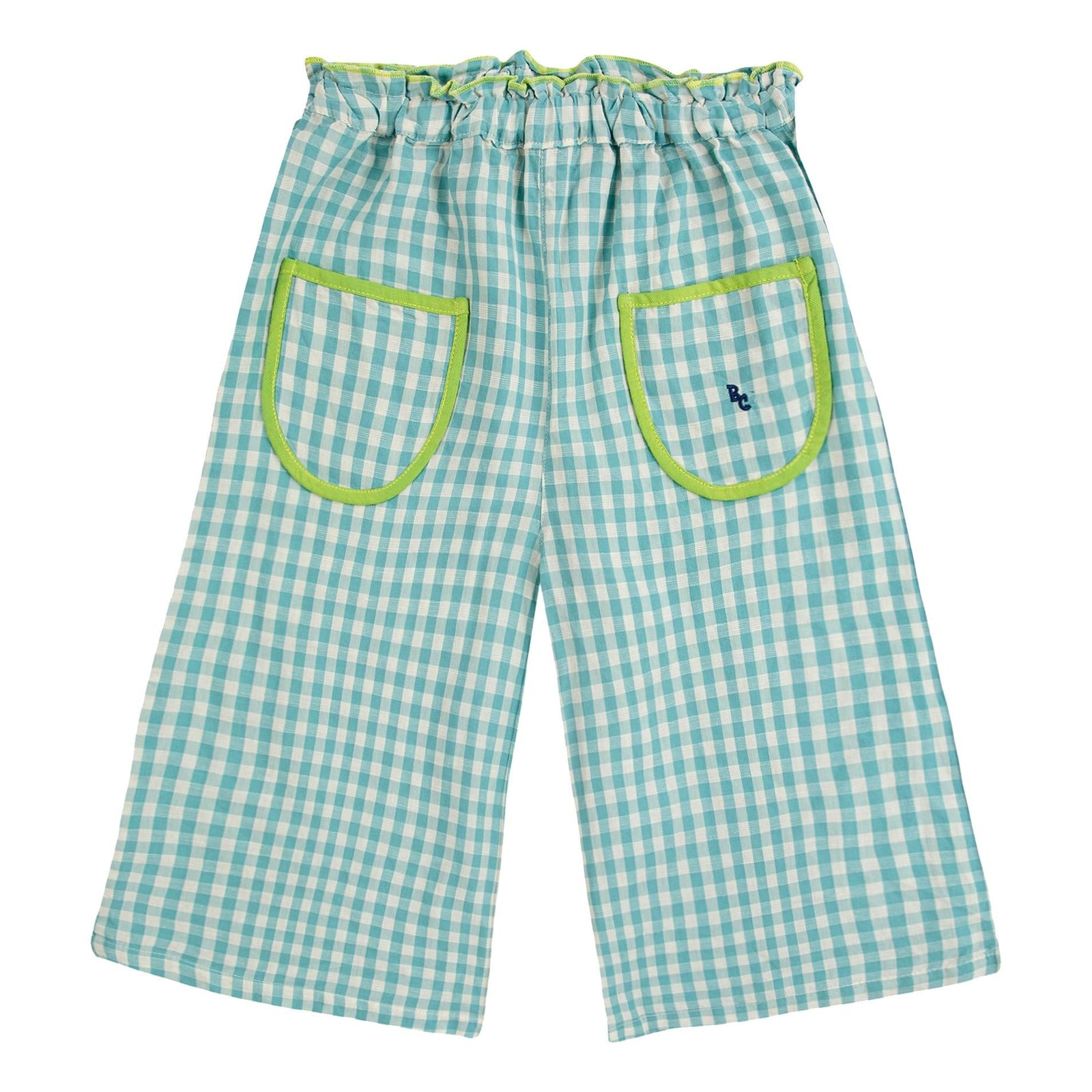 Vichy Woven Culotte Pants