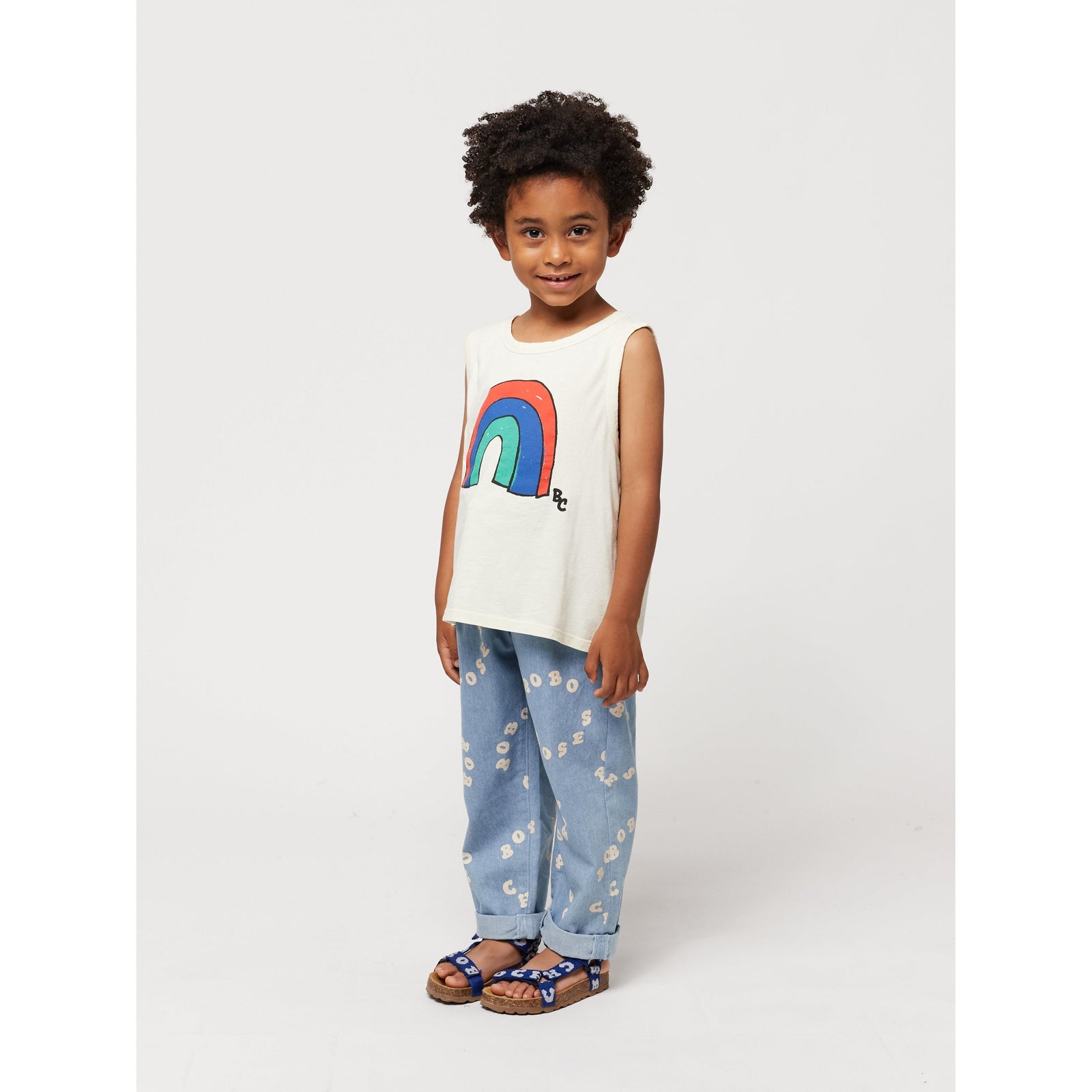 Bobo Choses Circle All Over Denim Pants