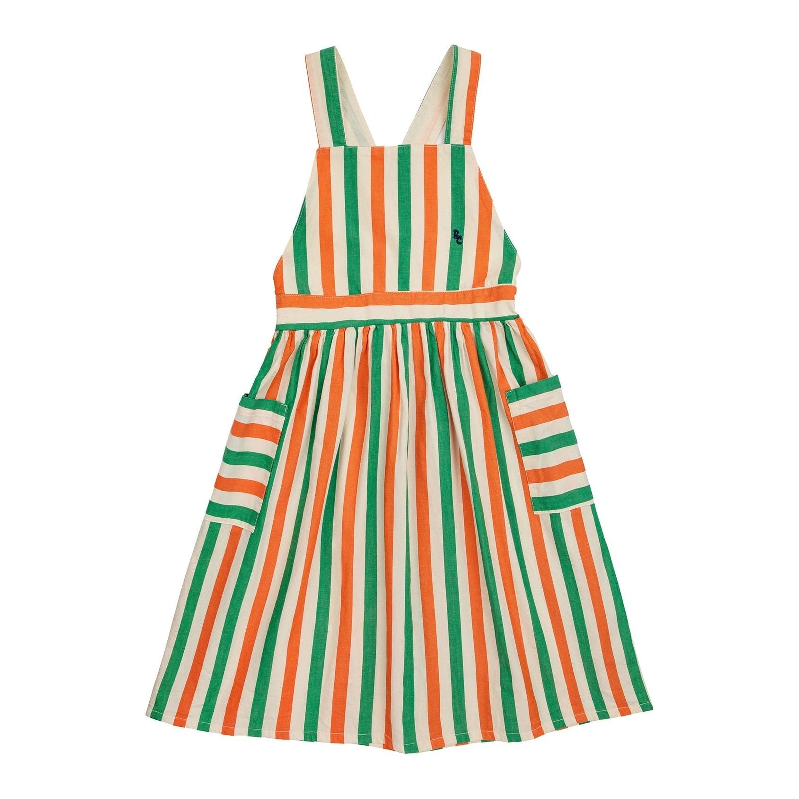 Vertical Stripes Woven Dress