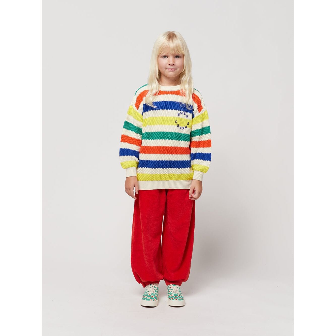 Bobo Choses Multicolor Stripes Jumper