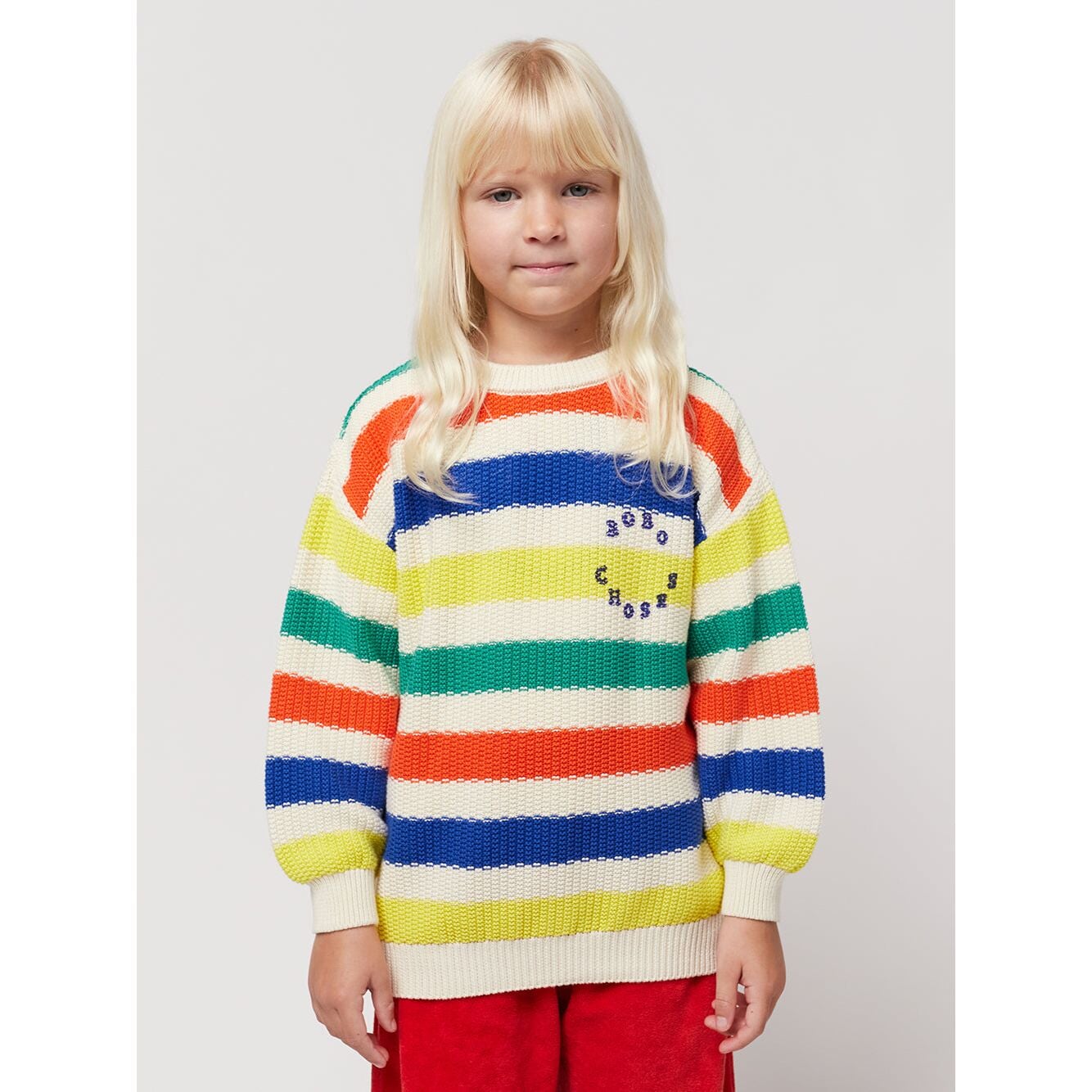 Bobo Choses Multicolor Stripes Jumper