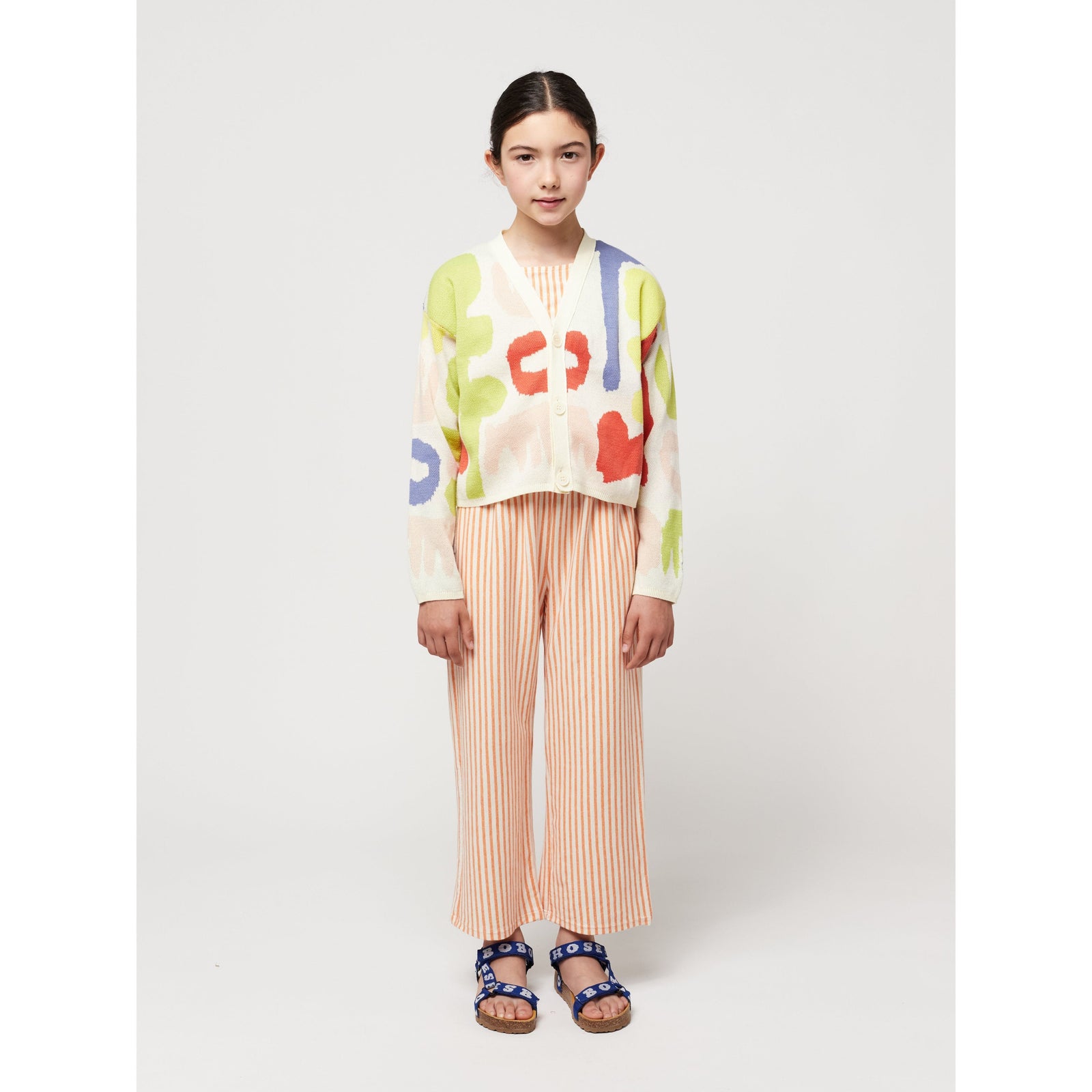 Carnival All Over Cropped Jacquard Cardigan