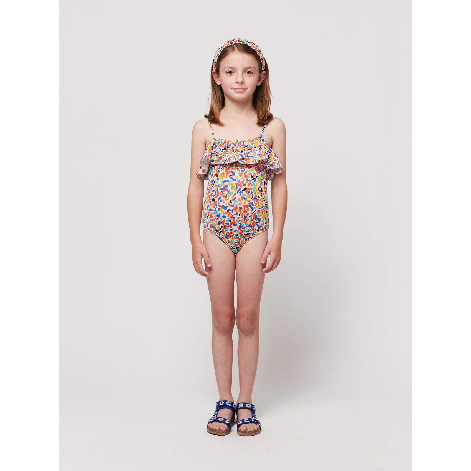 Confetti All Over Flounce Swimsuit