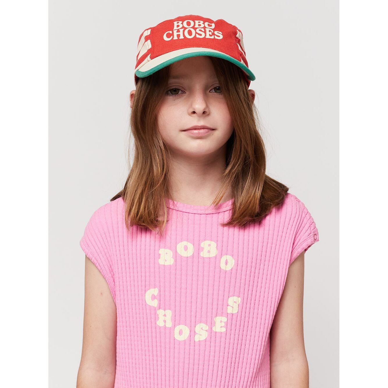 Bobo Choses Red Stripes Cap