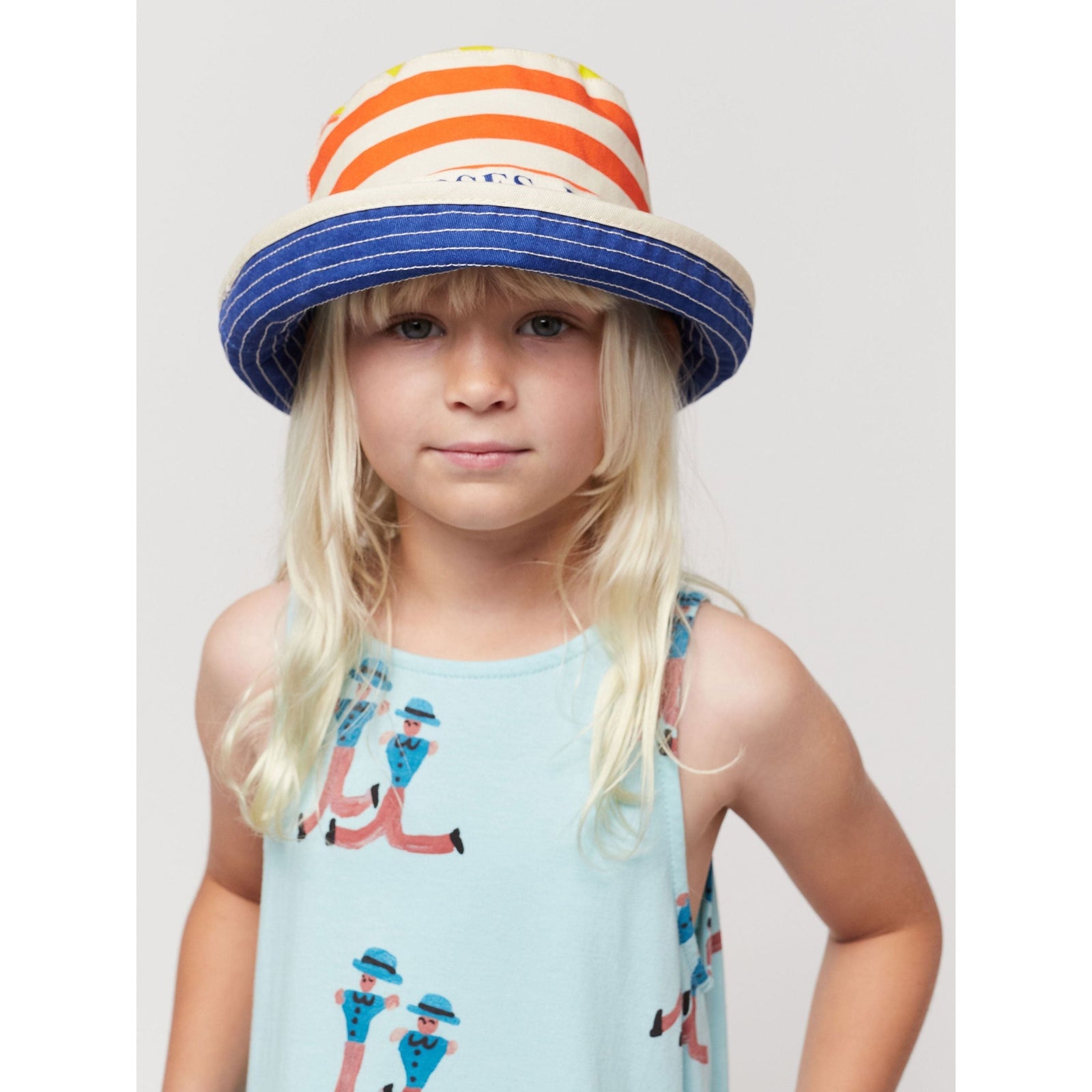 Multicolor Stripes Reversible Hat