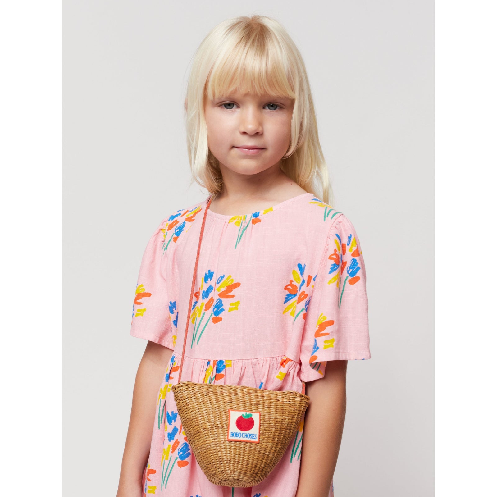 Bc Tomato Patch Raffia Hand Bag