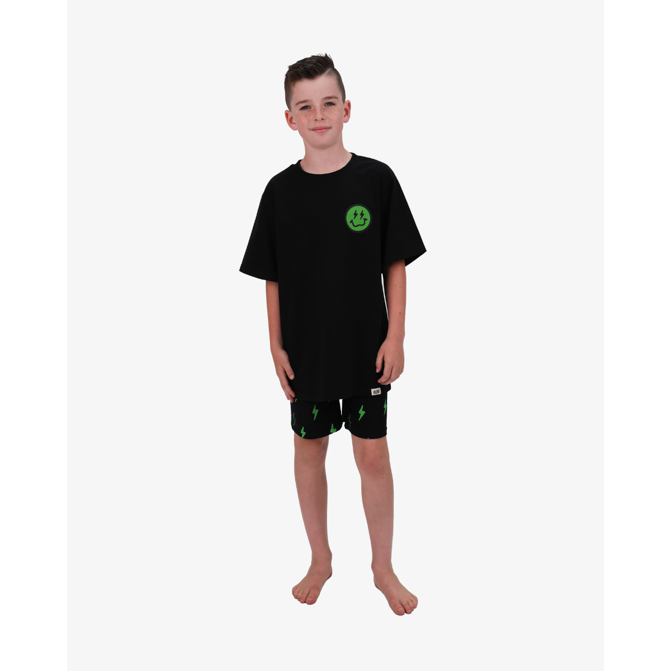 Black Smiley Pyjamas