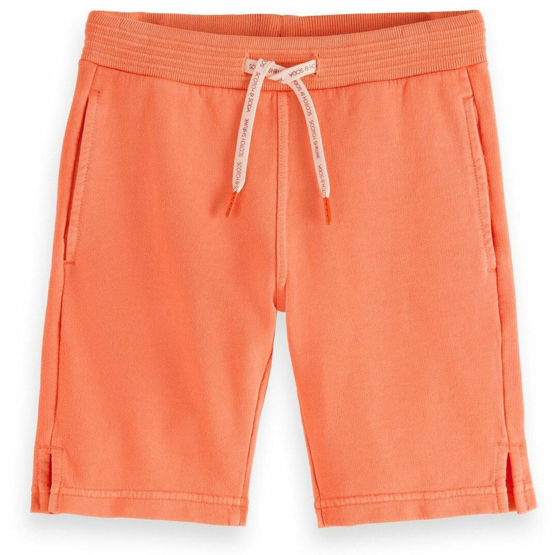 Sweat Shorts In Organic Cotton - Washed Coral