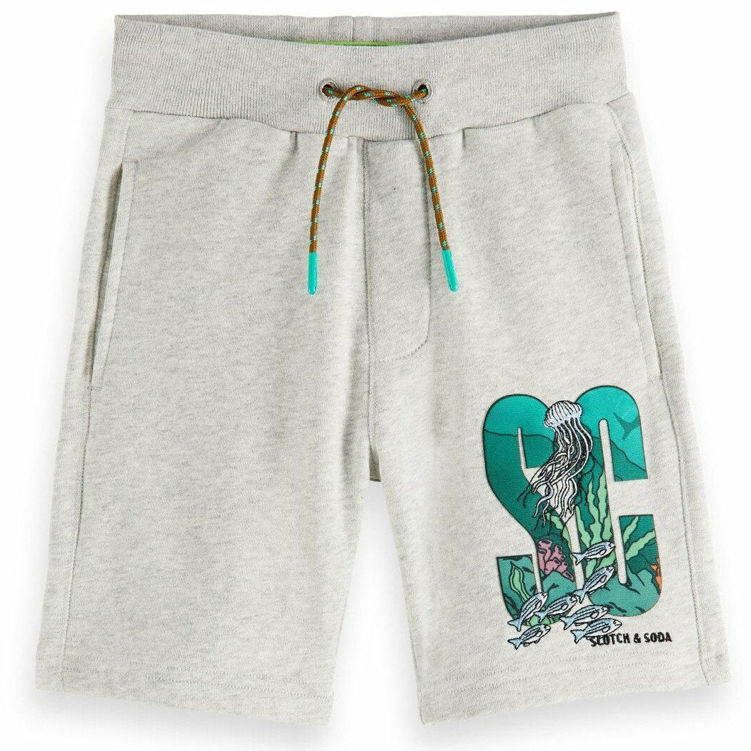 Sweat Shorts With Transfer Art