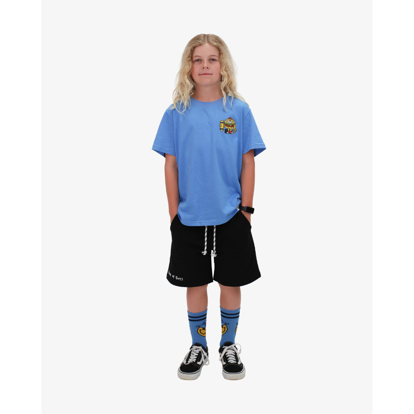 Blue Burger Tee