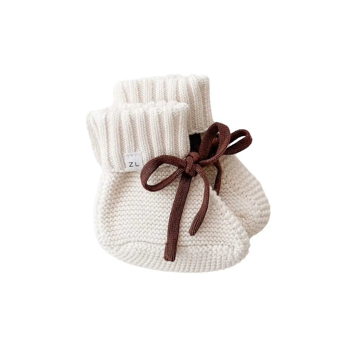 Booties - Milk/Cocoa