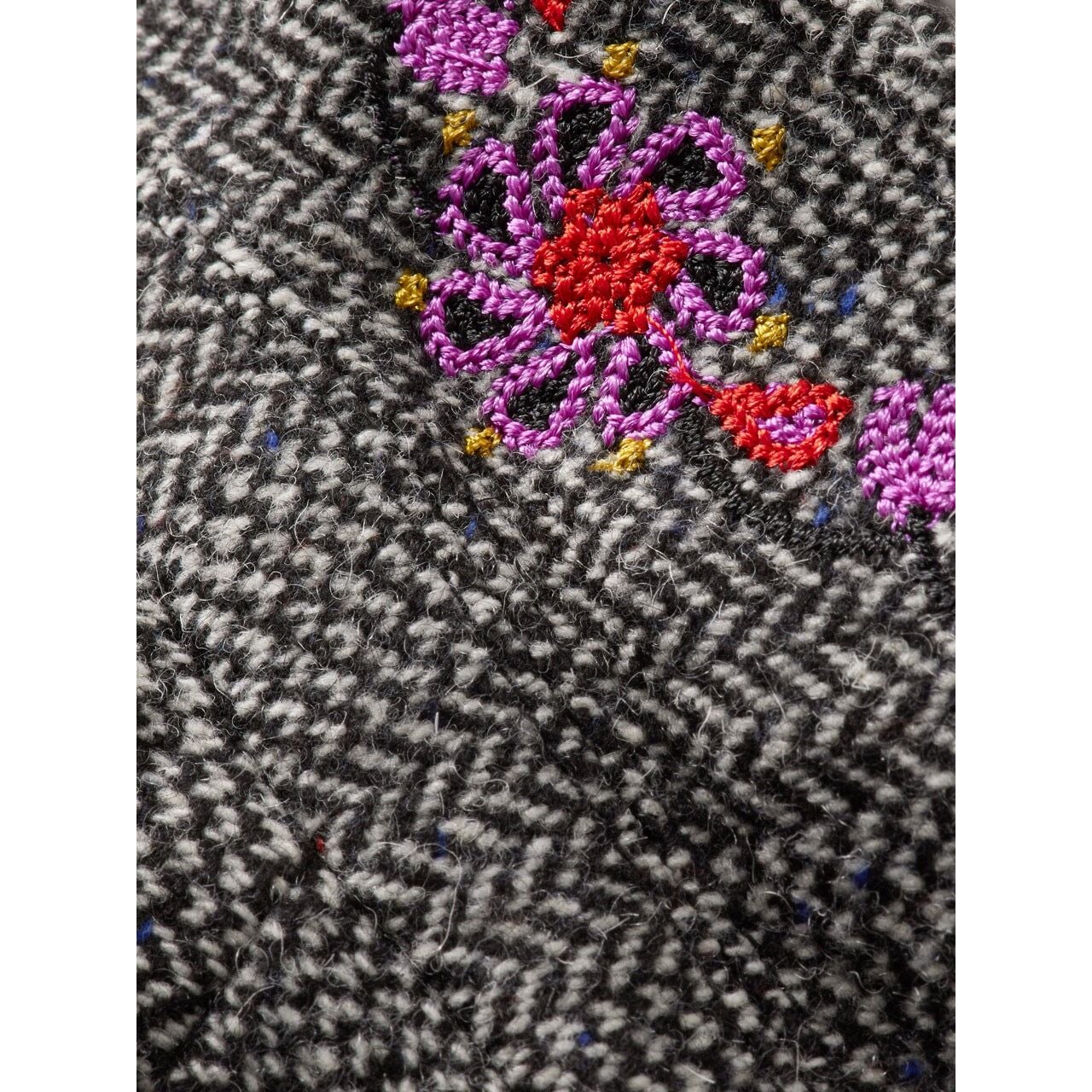 Wool-Blend Herringbone Blazer