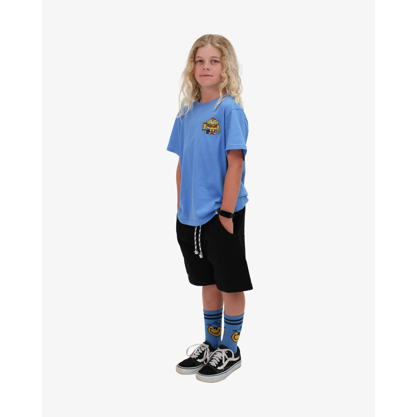 Blue Burger Tee