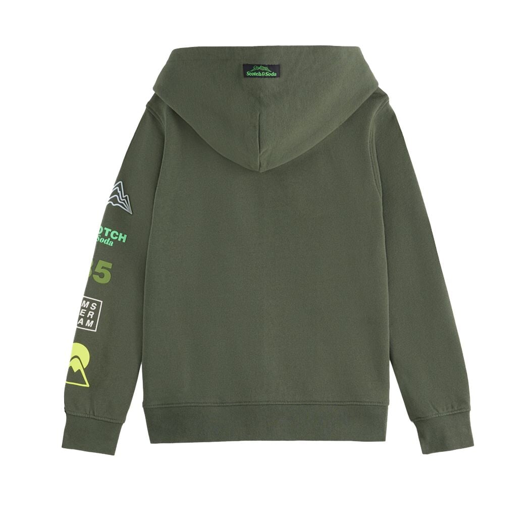 Artwork Zip-Through Hoodie