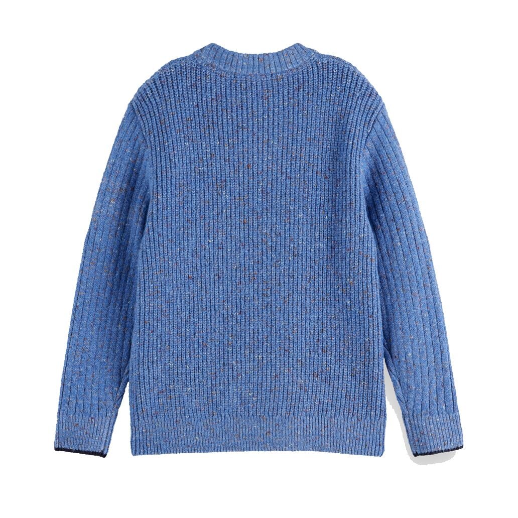Cable Knit Pullover - Faded Denim
