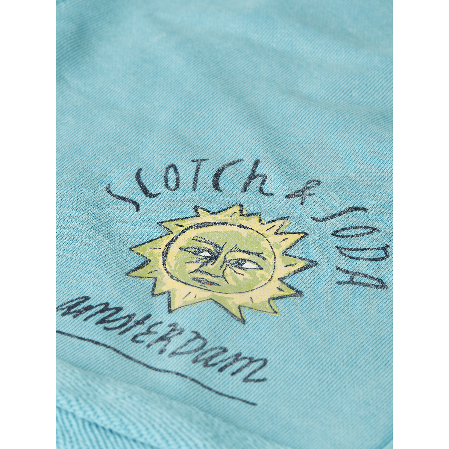 Artwork Sweatshorts - Milky Blue