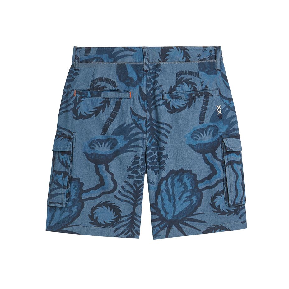 Printed Shorts - Desert Floral Indigo