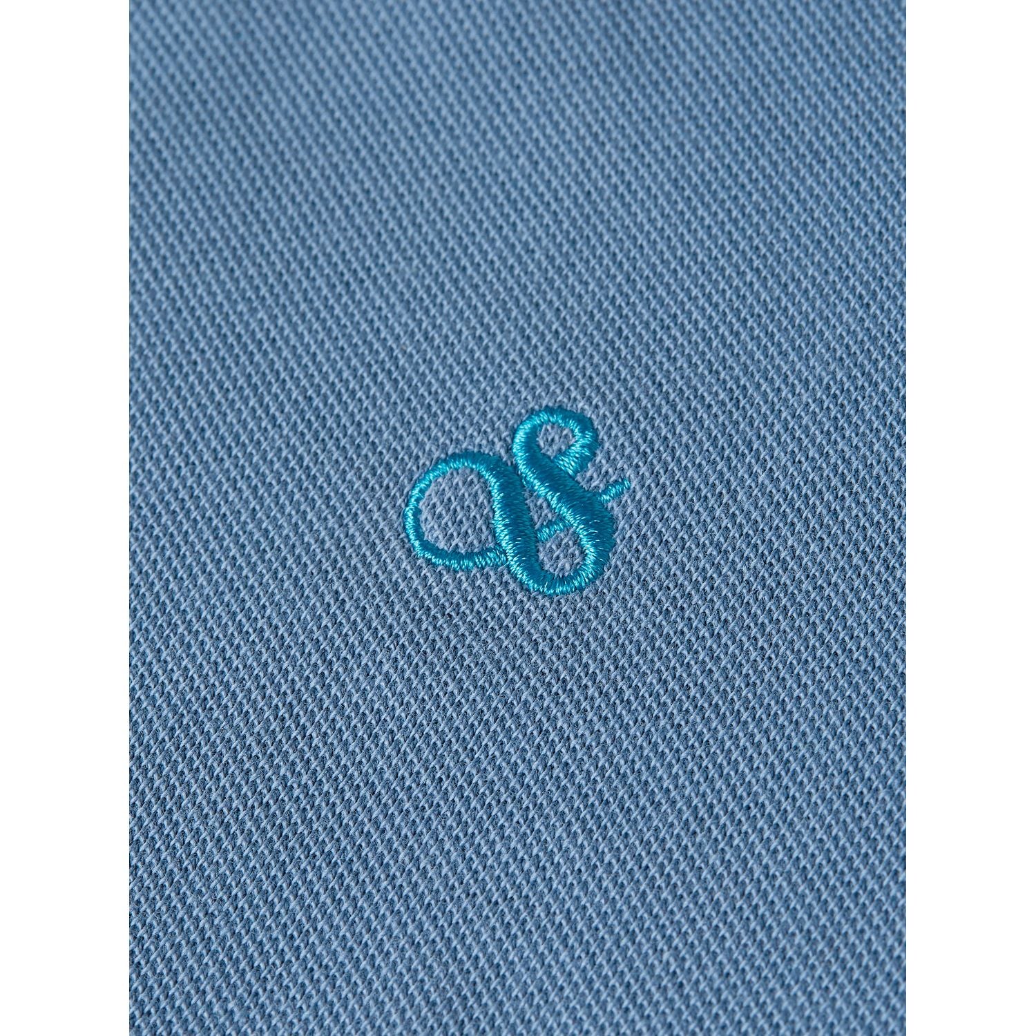 Garment-Dyed Pique Polo - Captain Blue