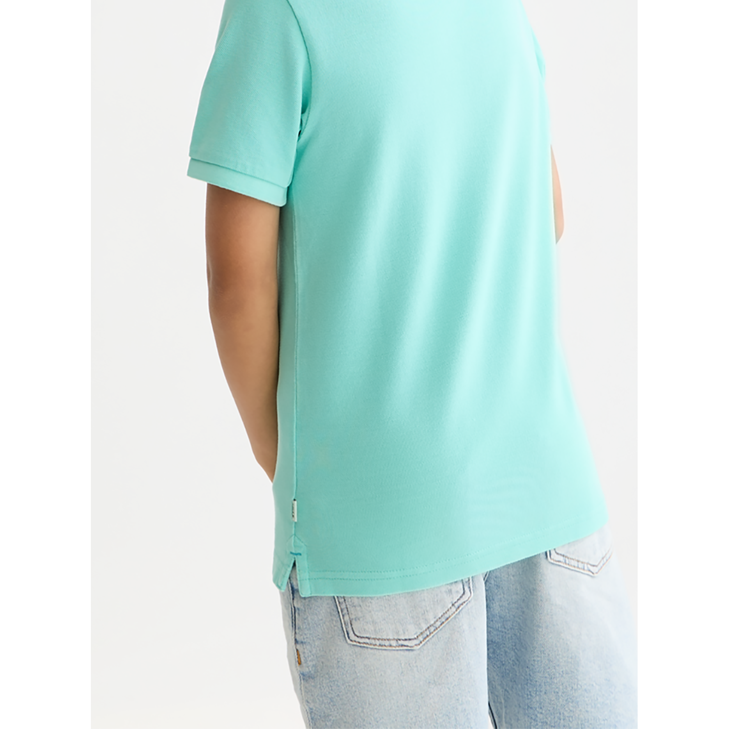 Garment-Dyed Pique Polo - Opal