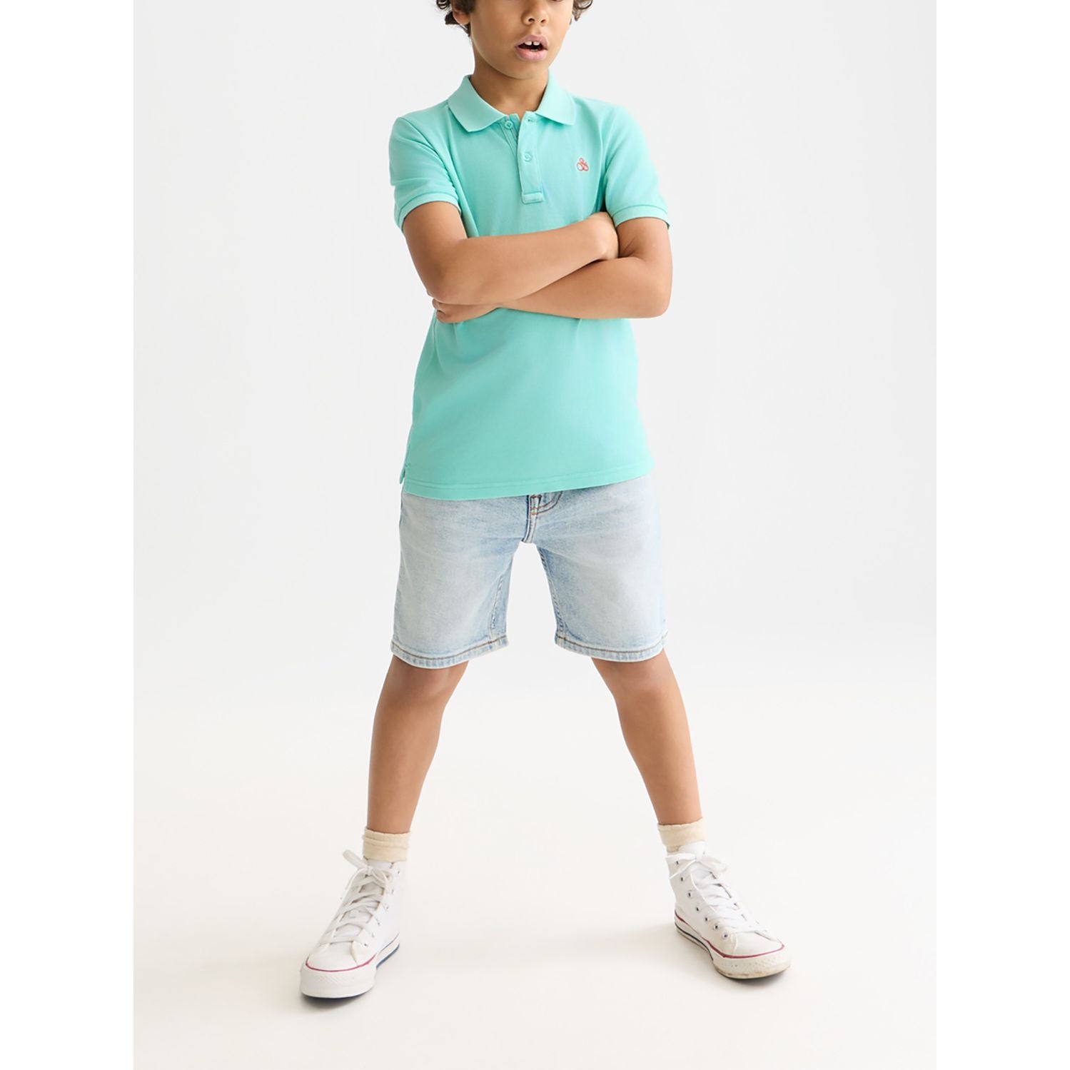 Garment-Dyed Pique Polo - Opal