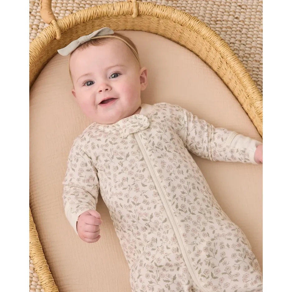 Zip Long Sleeve Sleeper Footie Floret