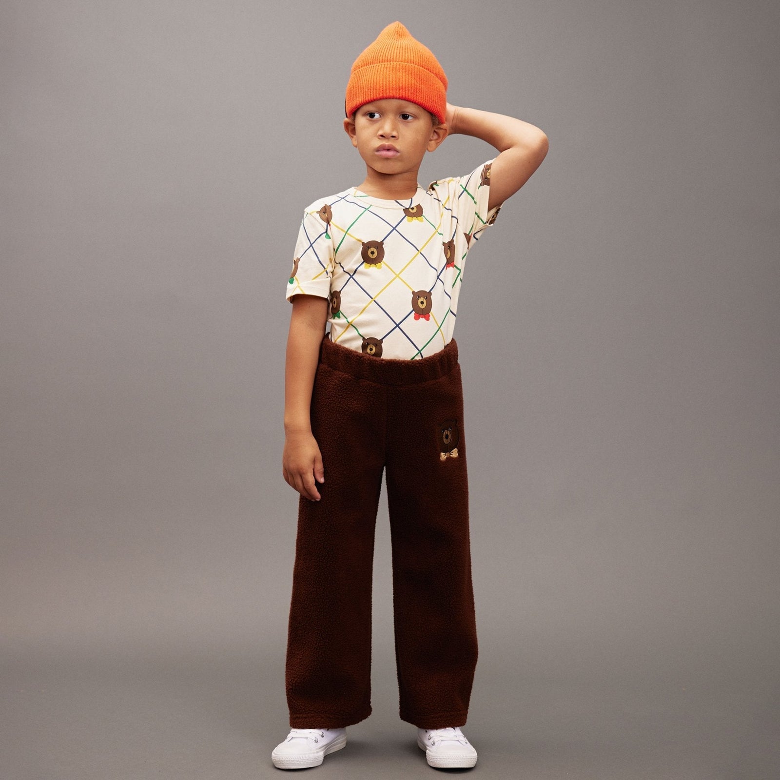Bear Check Aop Ss Tee