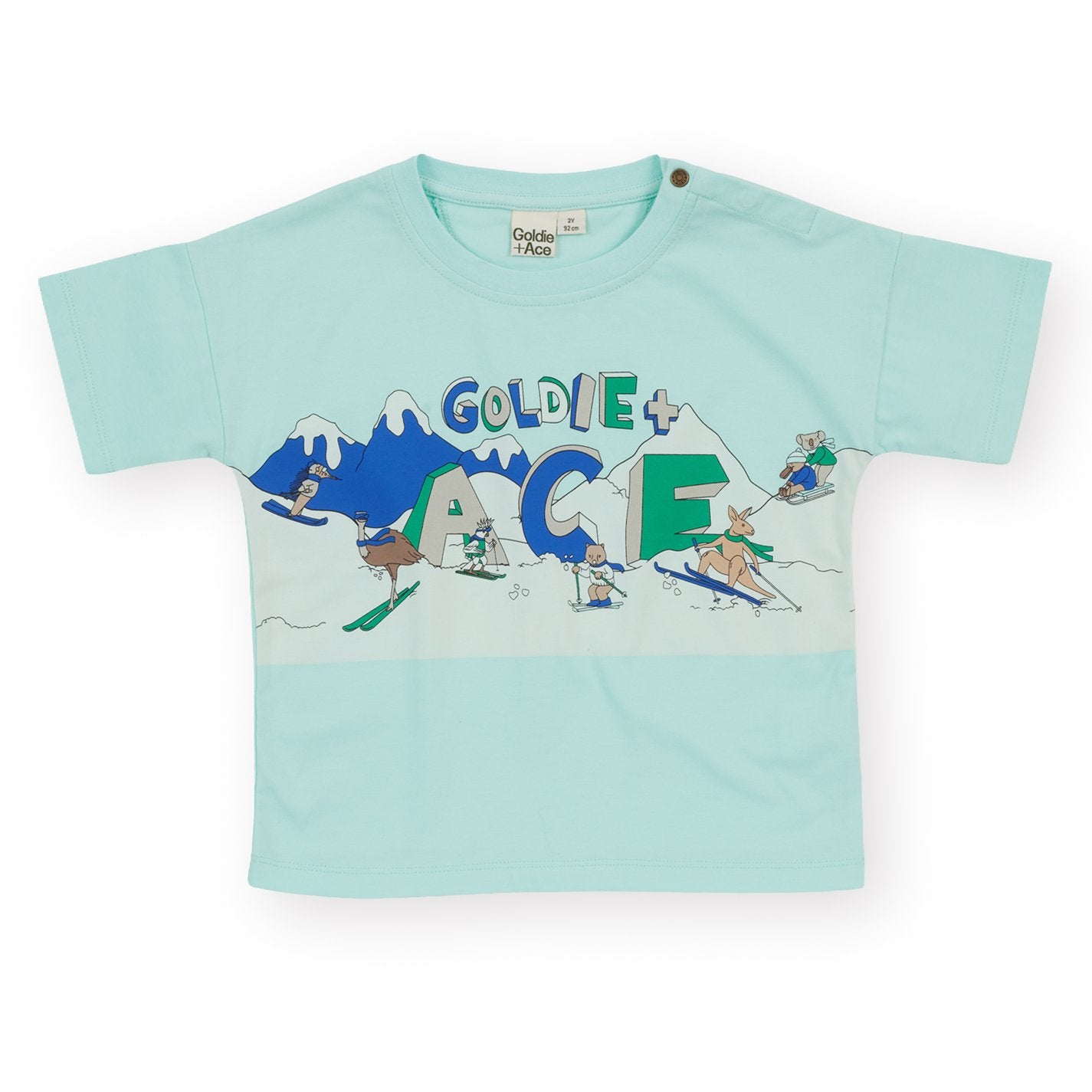 Goldie & Ace Alpine T-Shirt, product flat lay