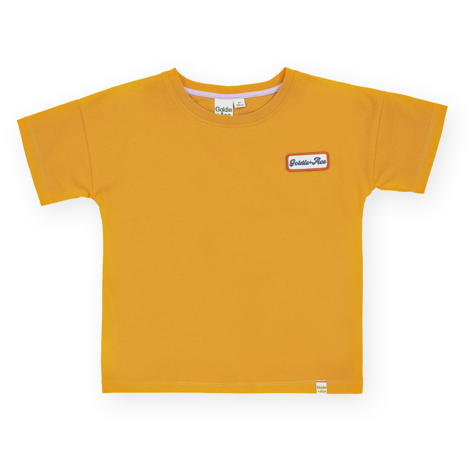 Contrast Stitch T-Shirt Yeloow