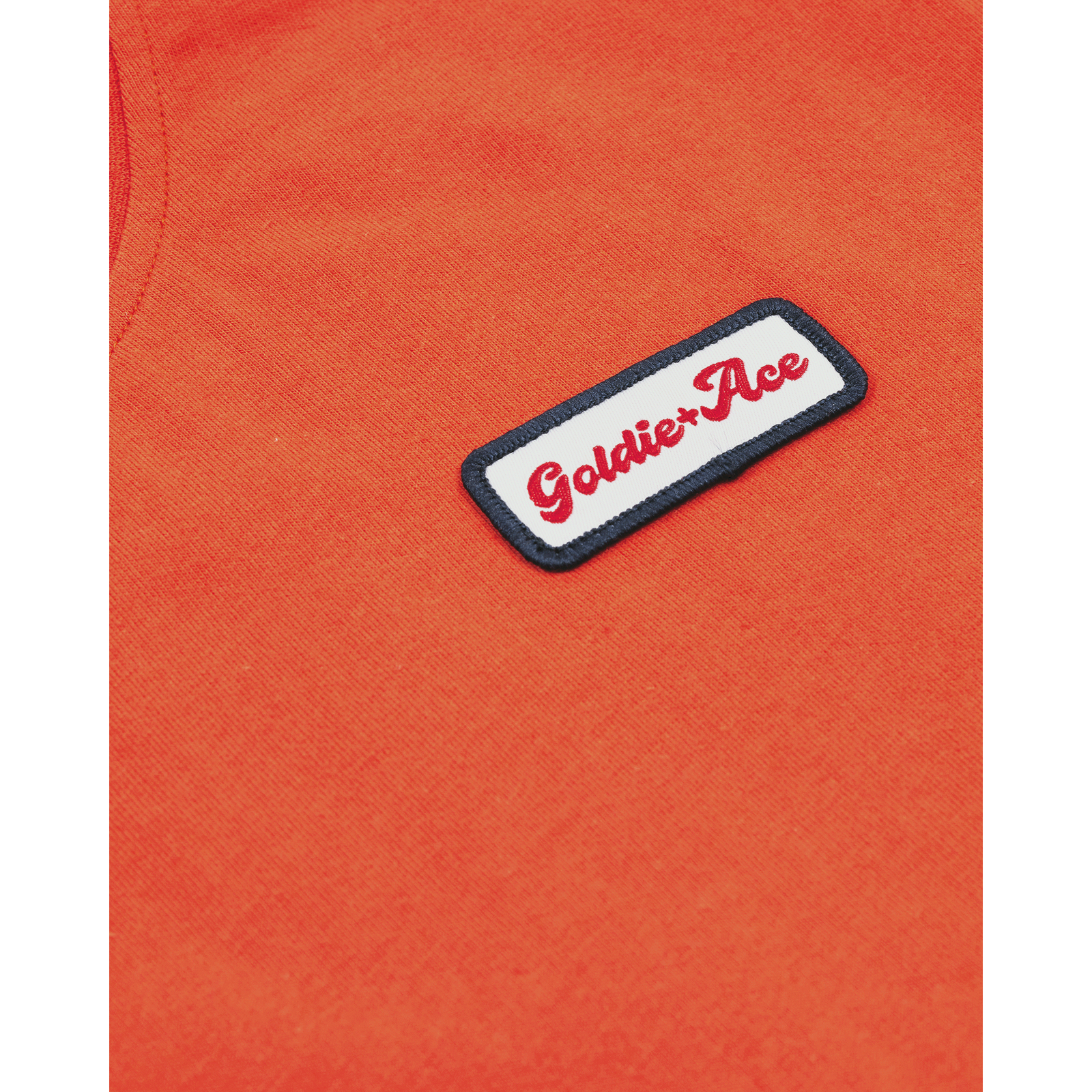 Contrast Stitch T-Shirt Rust