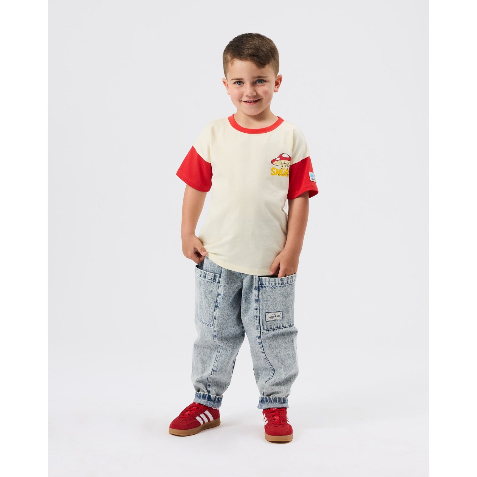Child wearing Goldie & Ace x The Smurfs Classic T-Shirt