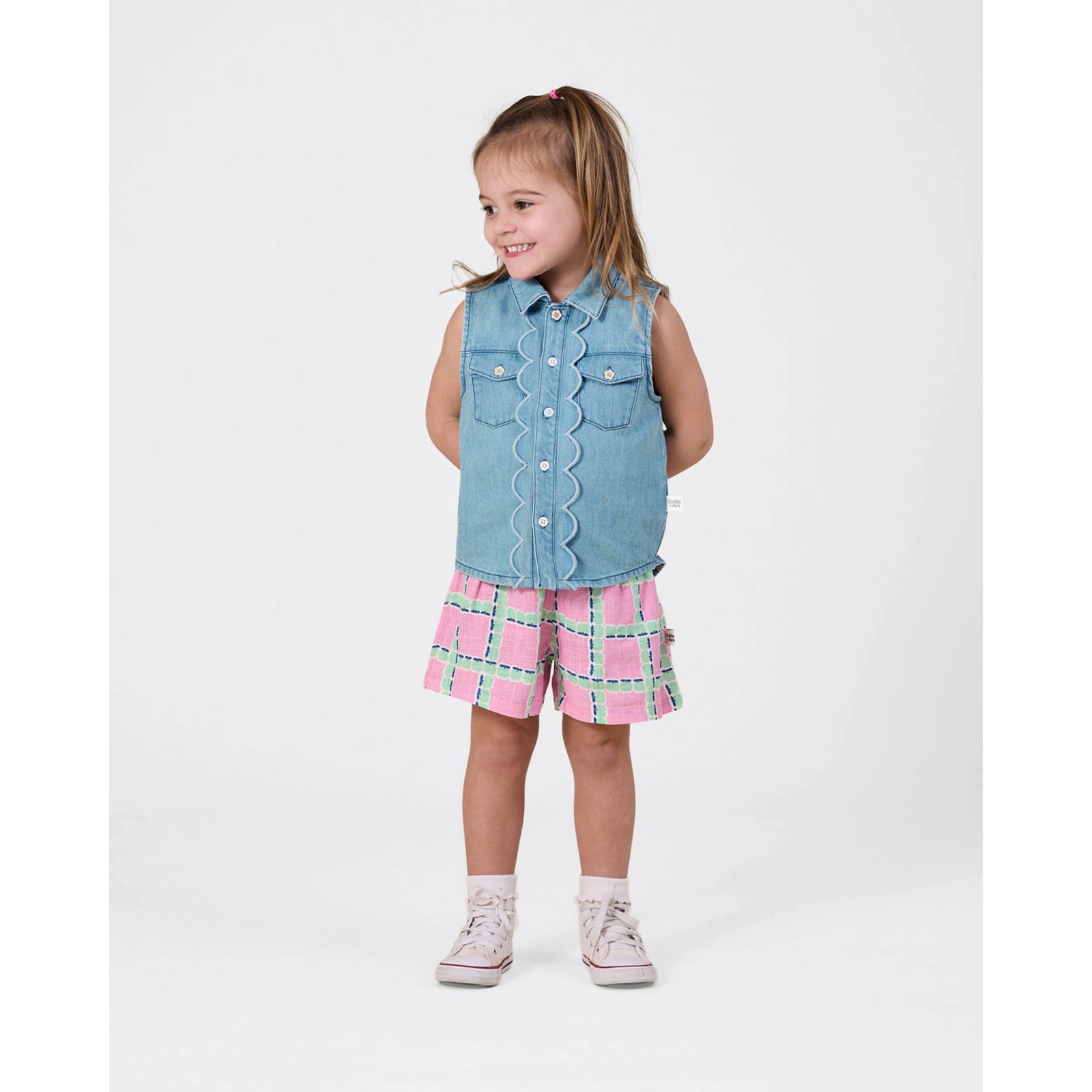 Apple Check Shorts